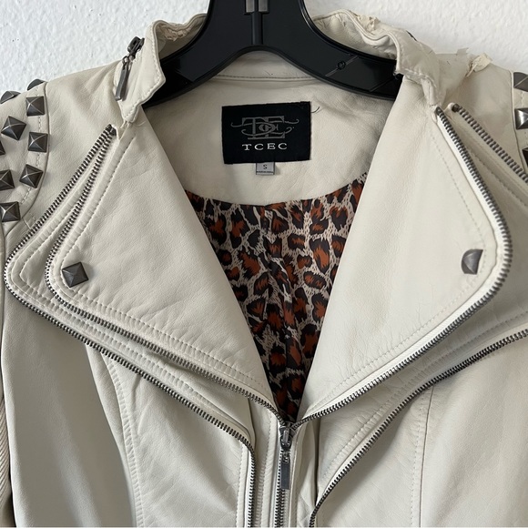 TCEC Riveted Faux Leather Jacket - Picture 3 of 16